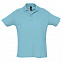 Рубашка поло мужская SUMMER II, бирюзовый, 2XL, 100% хлопок, 170 г/м2 с логотипом в Ставрополе заказать по выгодной цене в кибермаркете AvroraStore