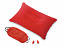 Набор для путешествия с прямоугольной подушкой Cloud, красный с логотипом в Ставрополе заказать по выгодной цене в кибермаркете AvroraStore