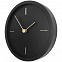 Часы настенные Bronco Thelma, черные с логотипом в Ставрополе заказать по выгодной цене в кибермаркете AvroraStore
