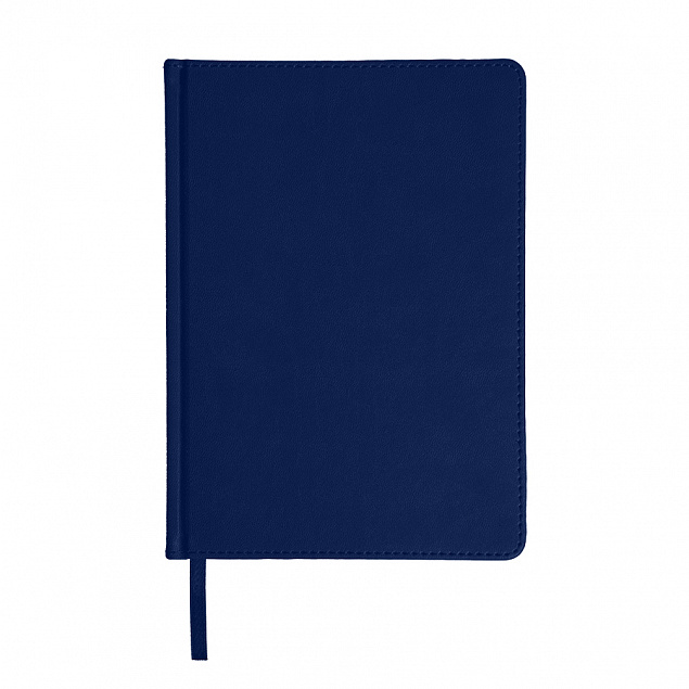 Ежедневник недатированный Anderson, А5,  темно-синий, белый блок с логотипом в Ставрополе заказать по выгодной цене в кибермаркете AvroraStore
