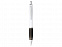 Ручка шариковая Nash, белый/черный, черные чернила с логотипом в Ставрополе заказать по выгодной цене в кибермаркете AvroraStore
