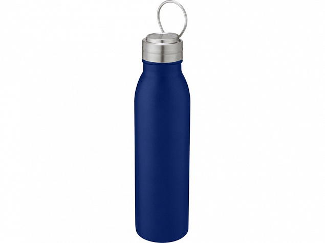 Harper, спортивная бутылка из нержавеющей стали объемом 700 мл с металлической петлей, mid blue с логотипом в Ставрополе заказать по выгодной цене в кибермаркете AvroraStore