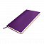 Бизнес-блокнот SMARTI, A5, фиолетовый, мягкая обложка, в клетку с логотипом в Ставрополе заказать по выгодной цене в кибермаркете AvroraStore