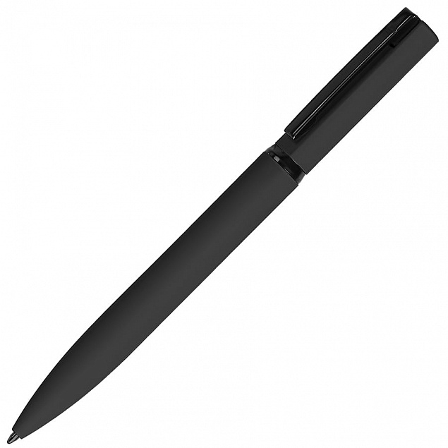 Ручка шариковая MIRROR BLACK, покрытие soft touch с логотипом в Ставрополе заказать по выгодной цене в кибермаркете AvroraStore