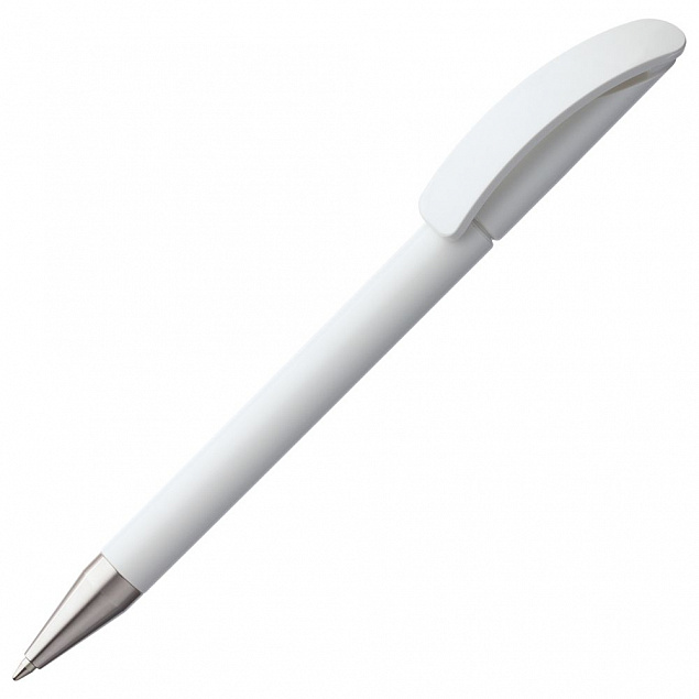 Ручка шариковая Prodir DS3 TPC, белая с логотипом в Ставрополе заказать по выгодной цене в кибермаркете AvroraStore