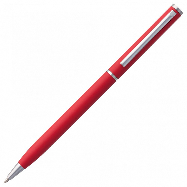 Ручка шариковая Hotel Chrome, ver.2, красная с логотипом в Ставрополе заказать по выгодной цене в кибермаркете AvroraStore