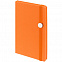 Блокнот Shall Round, оранжевый с логотипом в Ставрополе заказать по выгодной цене в кибермаркете AvroraStore