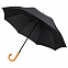 Зонт-трость Unit Classic, черный с логотипом в Ставрополе заказать по выгодной цене в кибермаркете AvroraStore