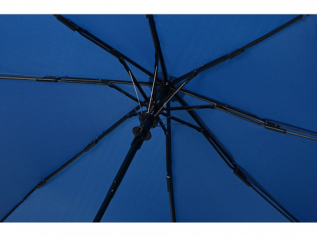 Зонт-полуавтомат складной Marvy с проявляющимся рисунком, синий с логотипом в Ставрополе заказать по выгодной цене в кибермаркете AvroraStore