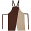 Фартук Picante, коричневый с бежевым с логотипом в Ставрополе заказать по выгодной цене в кибермаркете AvroraStore