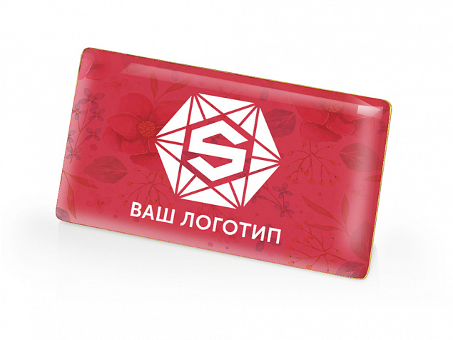 Значок металлический «Прямоугольник» с логотипом в Ставрополе заказать по выгодной цене в кибермаркете AvroraStore