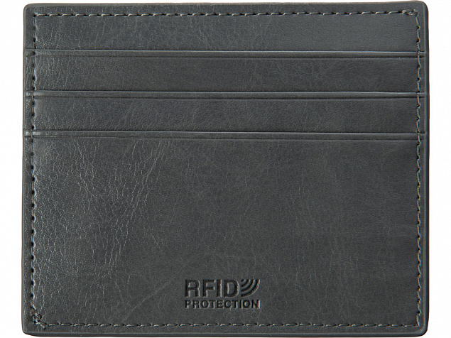 Картхолдер для 6 карт с RFID-защитой «Fabrizio» с логотипом в Ставрополе заказать по выгодной цене в кибермаркете AvroraStore