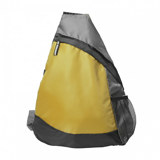 Рюкзак Pick, жёлтый/серый/чёрный, 41 x 32 см, 100% полиэстер 210D с логотипом в Ставрополе заказать по выгодной цене в кибермаркете AvroraStore