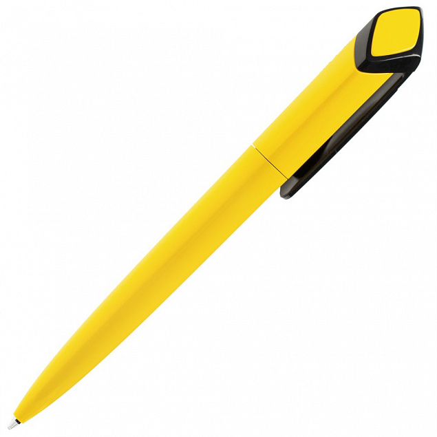 Ручка шариковая S Bella Extra, желтая с логотипом в Ставрополе заказать по выгодной цене в кибермаркете AvroraStore