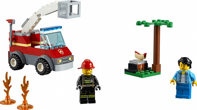 Конструктор «LEGO City. Пожар на пикнике» с логотипом в Ставрополе заказать по выгодной цене в кибермаркете AvroraStore
