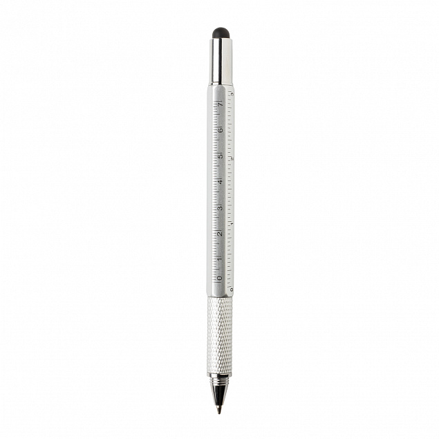 Многофункциональная ручка 5 в 1 из пластика ABS с логотипом в Ставрополе заказать по выгодной цене в кибермаркете AvroraStore