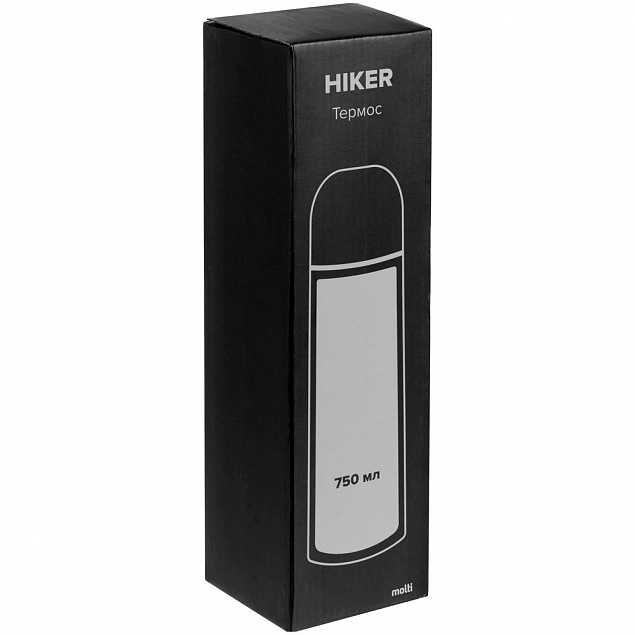 Термос Hiker 750, черный с логотипом в Ставрополе заказать по выгодной цене в кибермаркете AvroraStore