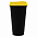 Стакан с крышкой Color Cap Black, черный с оранжевым с логотипом в Ставрополе заказать по выгодной цене в кибермаркете AvroraStore