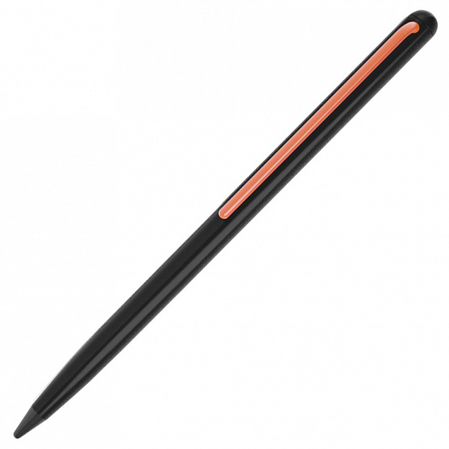 Карандаш GrafeeX в чехле, черный с оранжевым с логотипом в Ставрополе заказать по выгодной цене в кибермаркете AvroraStore