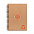 Блокнот на резинке 70стр линова с логотипом в Ставрополе заказать по выгодной цене в кибермаркете AvroraStore