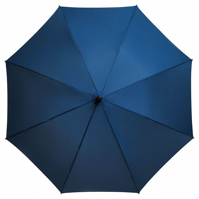 Зонт-трость Magic с проявляющимся рисунком в клетку, темно-синий с логотипом в Ставрополе заказать по выгодной цене в кибермаркете AvroraStore