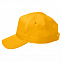 Бейсболка "Fortuna", 5 клиньев, застежка на липучке, желтый, 100% полиэстер, плотность 140 г/м2 с логотипом в Ставрополе заказать по выгодной цене в кибермаркете AvroraStore