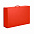 Коробка складная подарочная, 37x25x10cm, кашированный картон, красный с логотипом в Ставрополе заказать по выгодной цене в кибермаркете AvroraStore