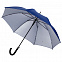 Зонт-трость Silverine, синий с логотипом в Ставрополе заказать по выгодной цене в кибермаркете AvroraStore