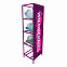 Стеллаж под 4 бутылки воды с рекламным полем, фиолетовый с логотипом в Ставрополе заказать по выгодной цене в кибермаркете AvroraStore