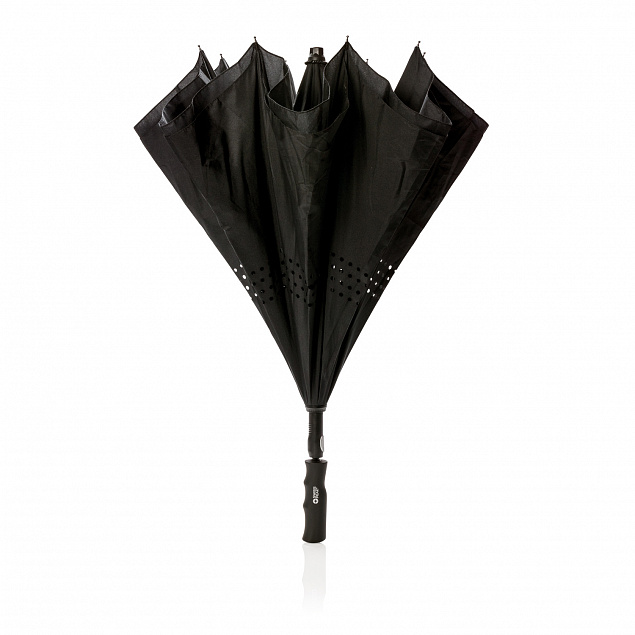 Автоматический двухсторонний зонт Swiss peak 23” с логотипом в Ставрополе заказать по выгодной цене в кибермаркете AvroraStore