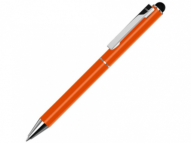 Ручка шариковая металлическая «Straight SI Touch» с логотипом в Ставрополе заказать по выгодной цене в кибермаркете AvroraStore