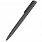 Ручка пластиковая Lavy софт-тач, тёмно-серая с логотипом в Ставрополе заказать по выгодной цене в кибермаркете AvroraStore
