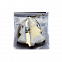 Ёлочная игрушка Ёлочка (белый с золотым ) с логотипом в Ставрополе заказать по выгодной цене в кибермаркете AvroraStore