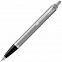 Ручка шариковая Parker IM Essential Stainless Steel CT, серебристая с черным с логотипом в Ставрополе заказать по выгодной цене в кибермаркете AvroraStore