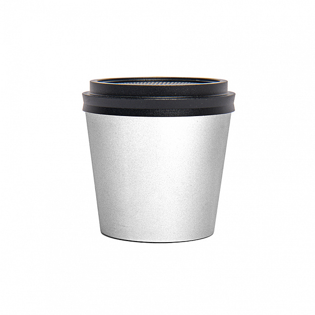 Портативная mini Bluetooth-колонка Sound Burger "Coffee" серебристый с логотипом в Ставрополе заказать по выгодной цене в кибермаркете AvroraStore