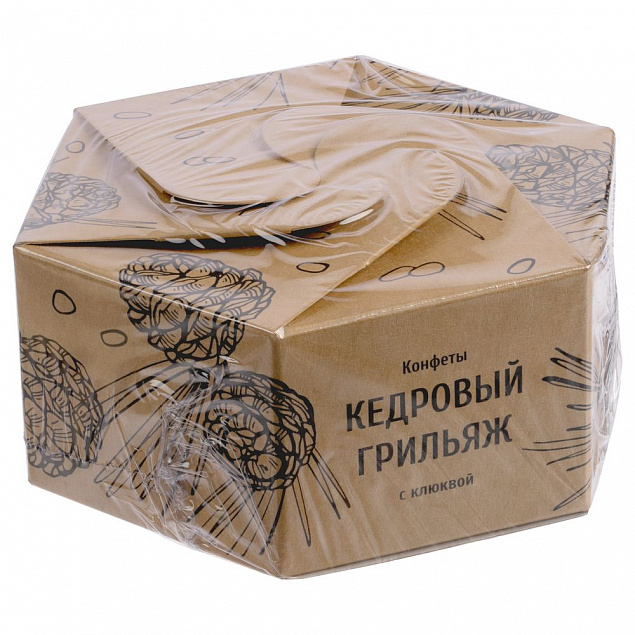 Конфеты «Кедровый грильяж» с клюквой с логотипом в Ставрополе заказать по выгодной цене в кибермаркете AvroraStore