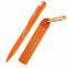 Набор ручка + зарядное устройство 2800 mAh в футляре, оранжевый, покрытие soft touch с логотипом в Ставрополе заказать по выгодной цене в кибермаркете AvroraStore