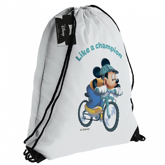 Рюкзак «Микки Маус. Like A Champion», белый с логотипом в Ставрополе заказать по выгодной цене в кибермаркете AvroraStore