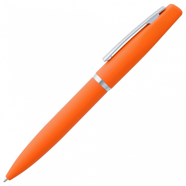 Ручка шариковая Bolt Soft Touch, оранжевая с логотипом в Ставрополе заказать по выгодной цене в кибермаркете AvroraStore