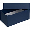 Коробка Storeville, малая, темно-синяя с логотипом в Ставрополе заказать по выгодной цене в кибермаркете AvroraStore