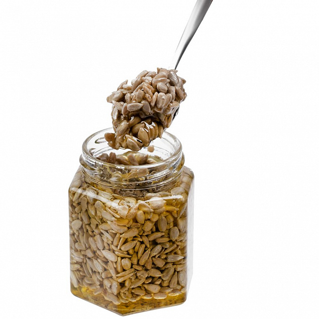 Мед Seeds And Honey, с семечками подсолнечника с логотипом в Ставрополе заказать по выгодной цене в кибермаркете AvroraStore