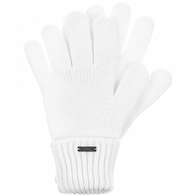 Перчатки Alpine, белые с логотипом в Ставрополе заказать по выгодной цене в кибермаркете AvroraStore