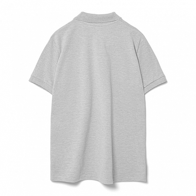 Рубашка поло мужская Virma Premium, серый меланж с логотипом в Ставрополе заказать по выгодной цене в кибермаркете AvroraStore