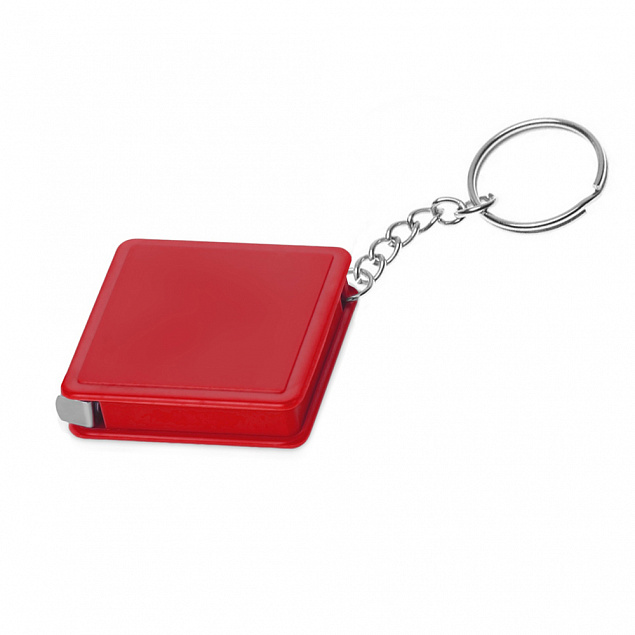 Брелок-рулетка Tape - Красный PP с логотипом в Ставрополе заказать по выгодной цене в кибермаркете AvroraStore