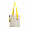 Шоппер Superbag (неокрашенный с желтым) с логотипом в Ставрополе заказать по выгодной цене в кибермаркете AvroraStore