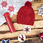 Подарочный набор WINTER TALE: шапка, термос, новогодние украшения, красный с логотипом в Ставрополе заказать по выгодной цене в кибермаркете AvroraStore
