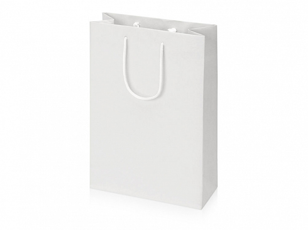 Пакет подарочный Imilit T, белый с логотипом в Ставрополе заказать по выгодной цене в кибермаркете AvroraStore