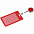 Чехол для пропуска с ретрактором Devon, красный с логотипом в Ставрополе заказать по выгодной цене в кибермаркете AvroraStore