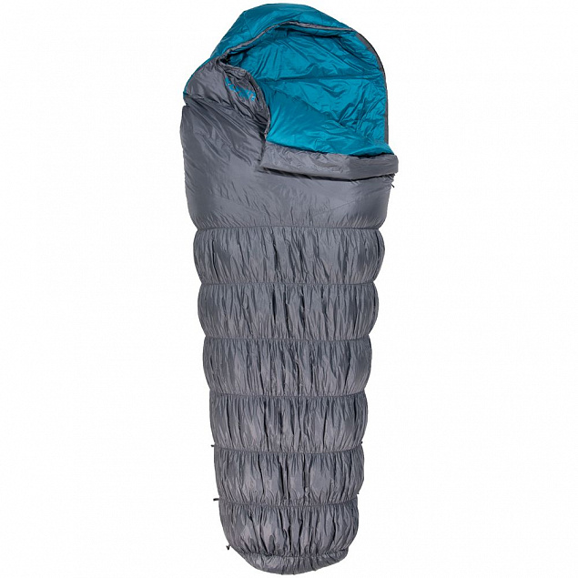 Спальный мешок Klymit KSB 35, серо-голубой с логотипом в Ставрополе заказать по выгодной цене в кибермаркете AvroraStore