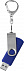 Флешка Double Twist 16 Гб синяя с логотипом в Ставрополе заказать по выгодной цене в кибермаркете AvroraStore